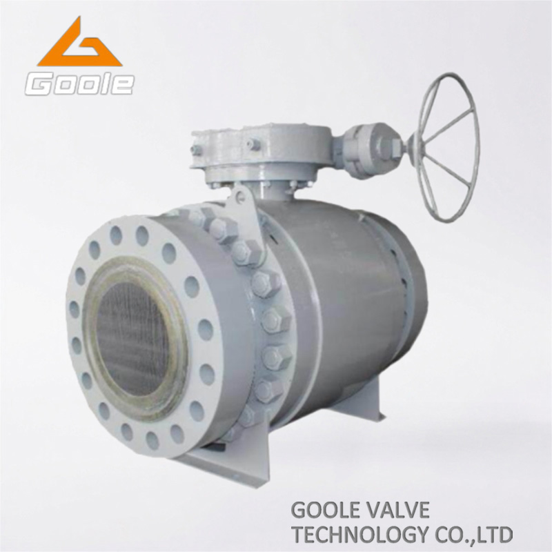 3PCS Handwheel Forged Steel Trunnion Mounted Ball Valve