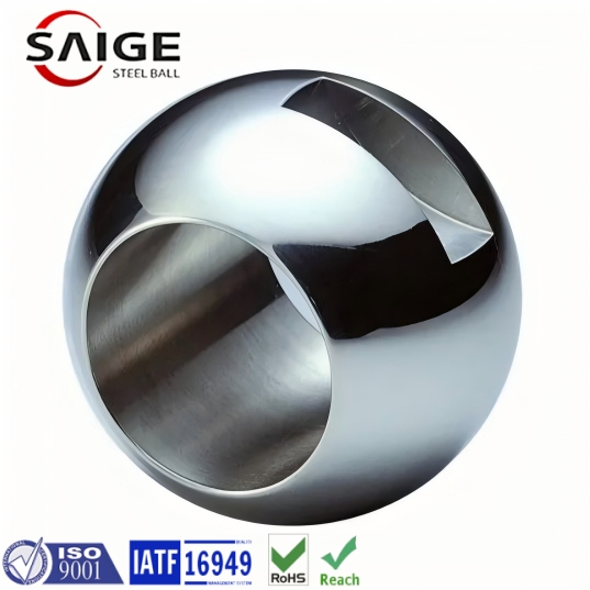Saige Various Mini Ball Valve Stainless Steel Floating Straight Through Valve Ball