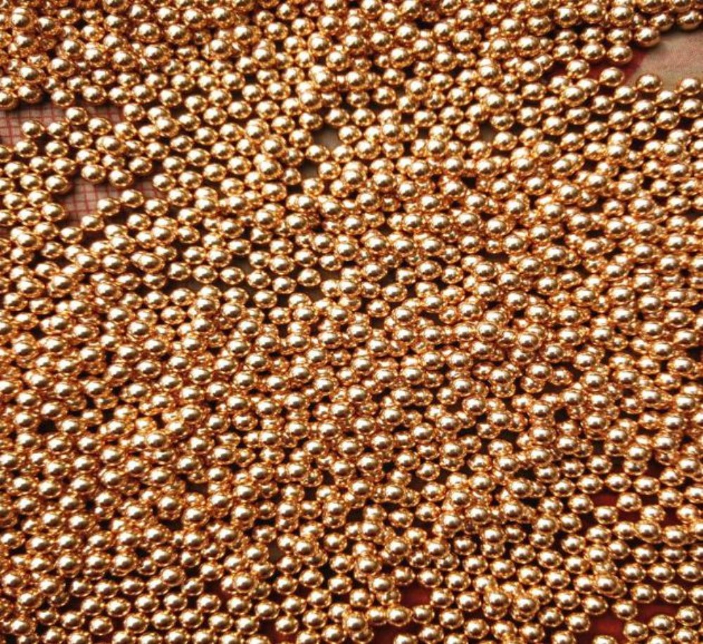 High Precision G10 G16 C1100 Solid Ball Metal Ball Grinding Ball Ball Copper Ball 9mm Small Metal Ball for Ball Bearing/Valve Part