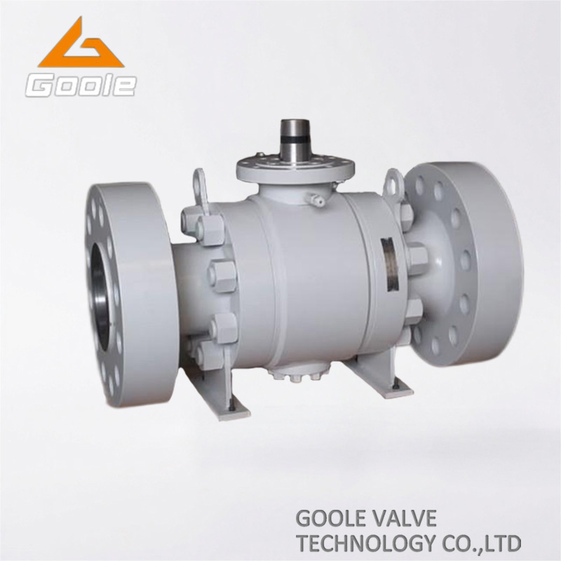 3PCS High Pressure Trunnion Mounted Ball Valve