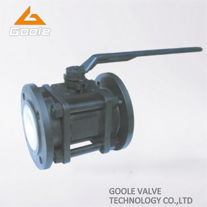 Three Pieces Manual Ceramic Lined Floating Ball Valve