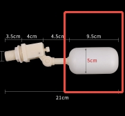 Floating Ball of Intelligent Toilet Flush Valve
