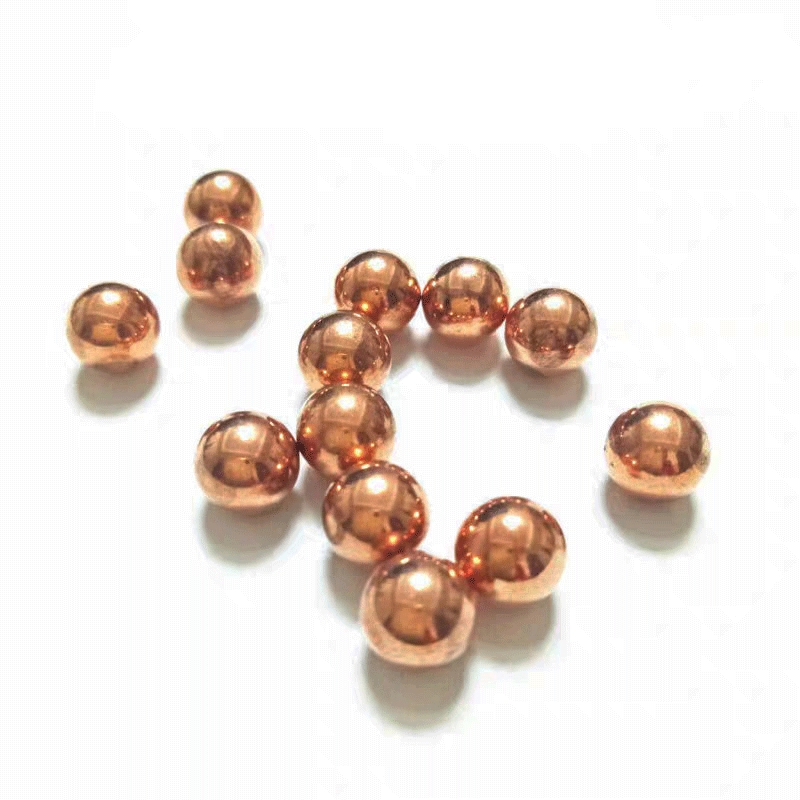 Wholesale G100 G1000 2mm 2.381mm 2.5mm Corrosion Resistant Solid Sphere 99.9% Pure Copper Balls for Valves