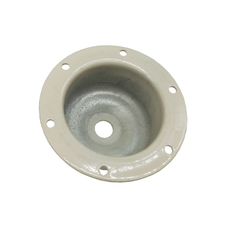 Float Ball Valve Cover Iron with The White Layer