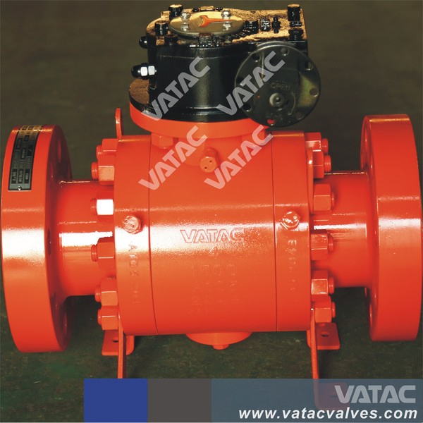 RF Forged Steel Electric Trunnion Mounted Ball Valve