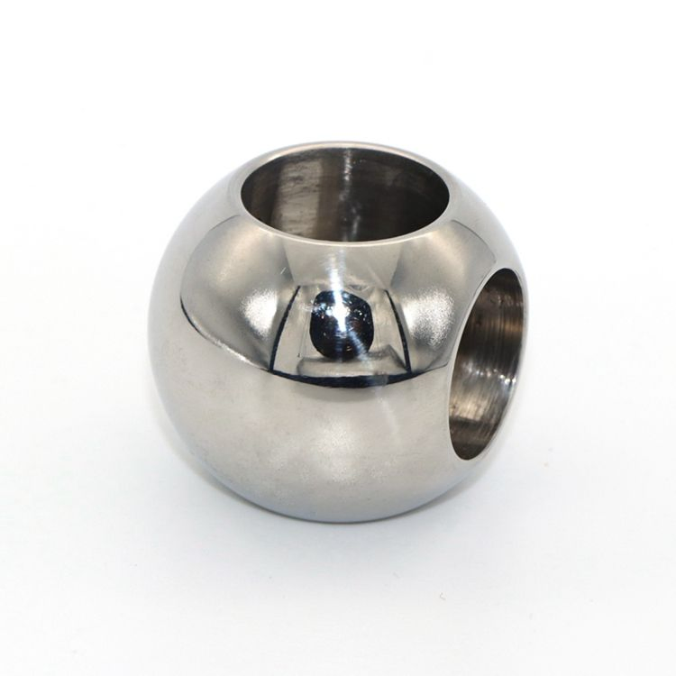 L Through Valve Ball DN40-200 Stainless Steel 304 Hollow Valve Ball