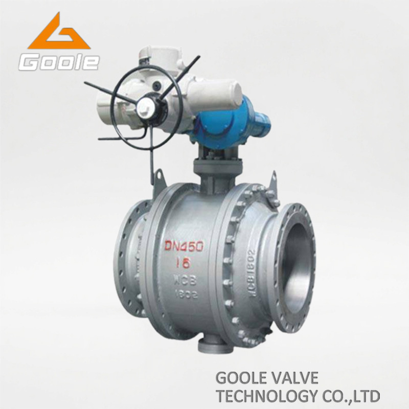 3PCS Electric Actuated Forged Steel Fixed Ball Valve