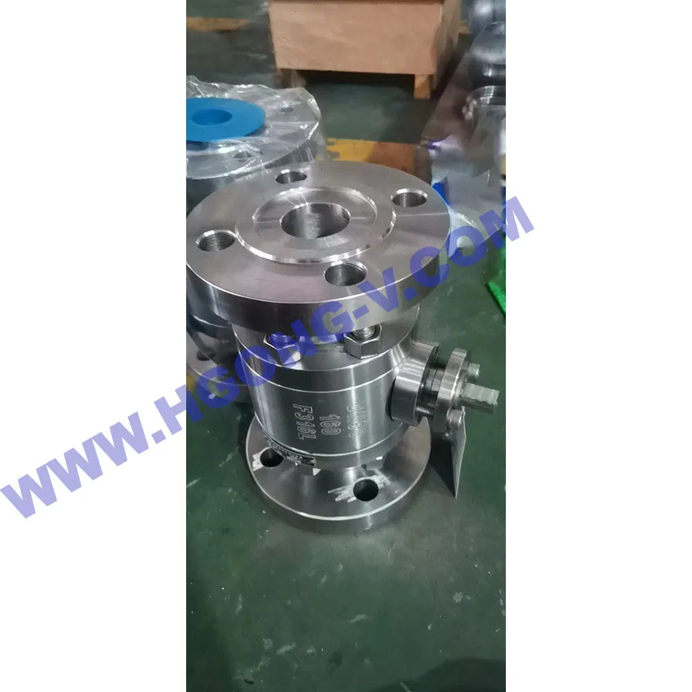 DIN/ANSI Worm Gear Wcb Cast Steel Trunnion A105 Mounted Gas Oil Plant Flange Ball Valve