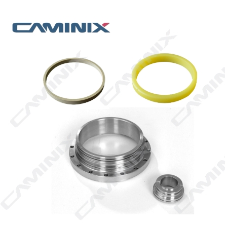 ASTM A105 A182 F304 Soft Ball Valve Seat Rings with PTFE Devlon Peek Insert