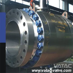 Pneumatic Flanged Trunnion Mounted Ball Valve 3