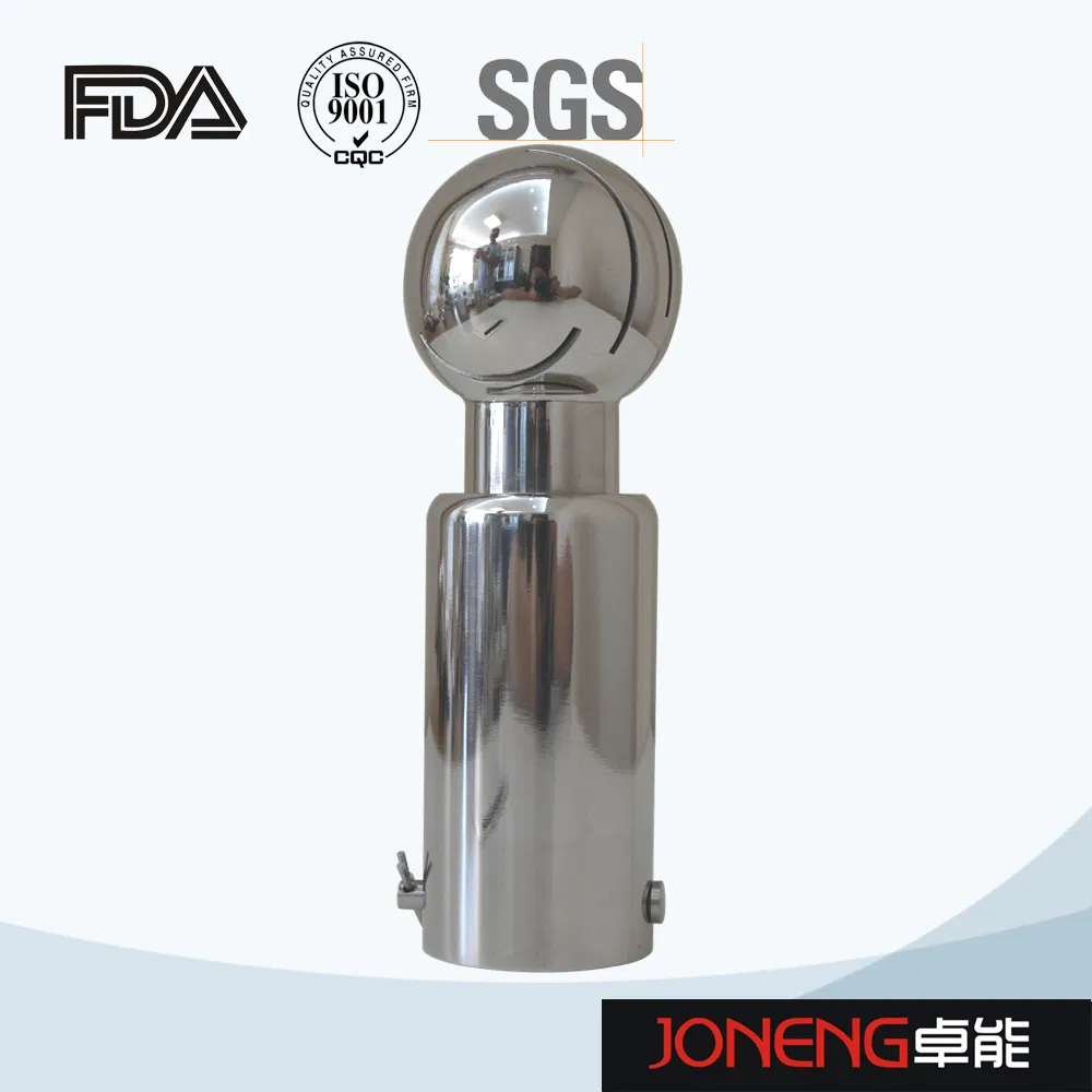 Stainless Steel Thread Weld Rotary Tube Sanitary Fixed Tank Spray Cleaning Ball