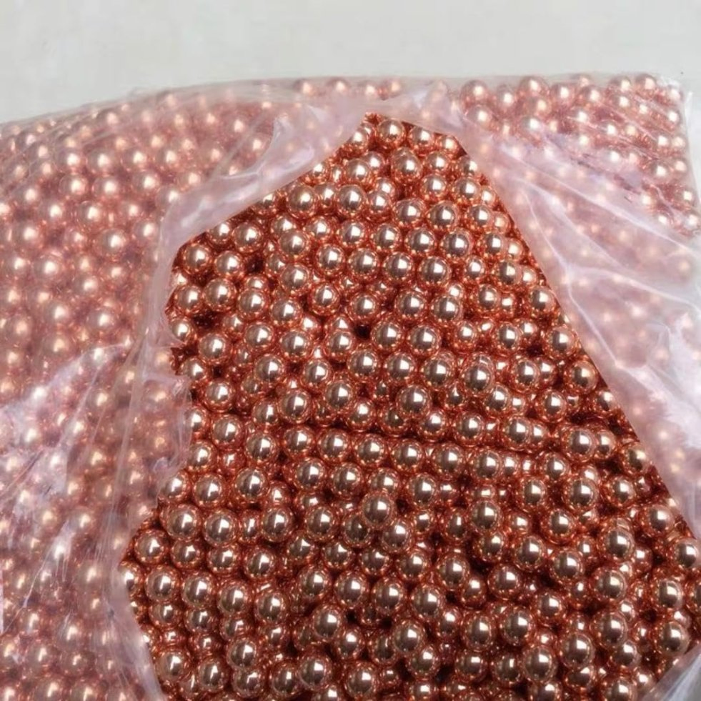 Saige Factory Direct Supply Custom Size Solid Copper Ball for Plumbing Valves Spray Nozzles and Pressure Gauges with Complete Specifications and Bulk Stock