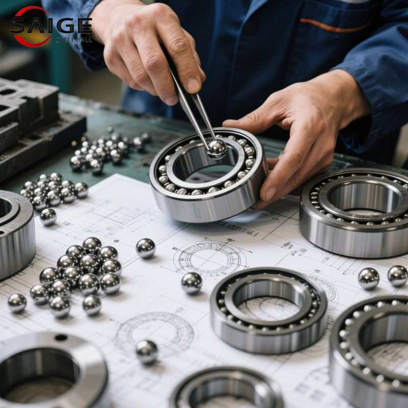 Saige Hollow Copper Balls 8mm Lightweight Float Valves Saltwater Corrosion Proof