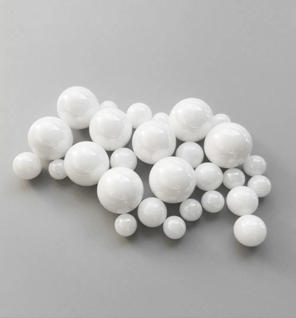 5.1mm-63.5mm G5-G40 Ceramic Balls Zirconia Ball Zro2 for Valve Ball, Track Ball, Fine Grinding Ball