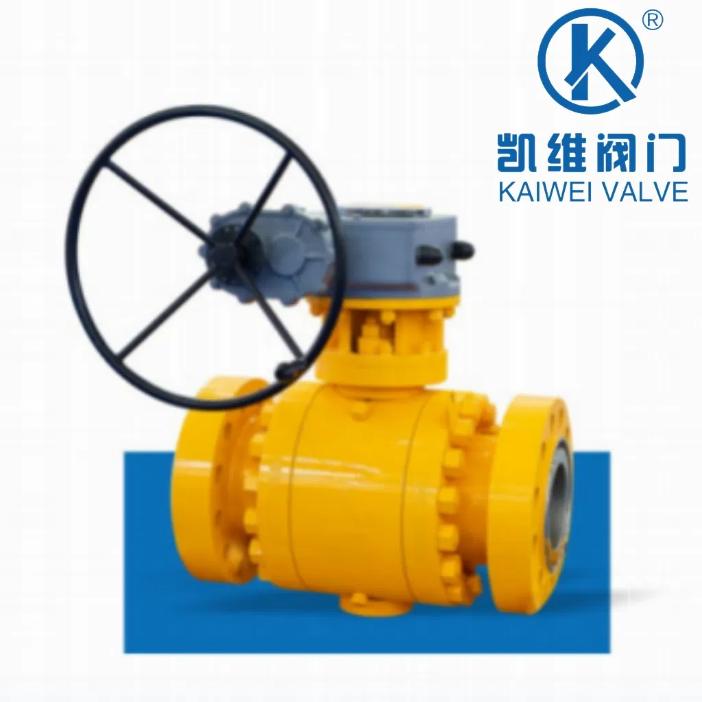 Class 150 to 2500 Lb Three Pieces Forged Trunnion Mounted Ball Valve