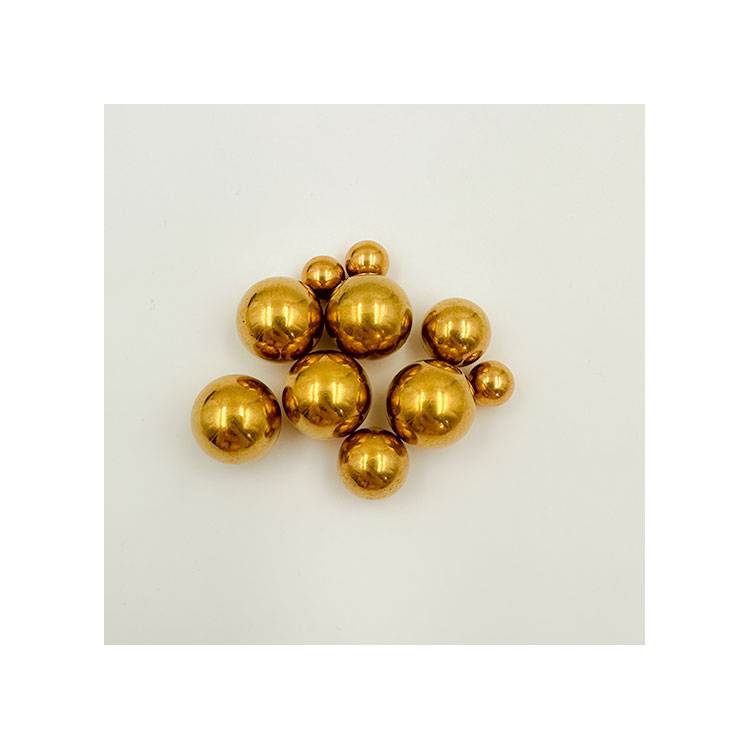 Copper Ball Solid Brass Ball Copper Ball Can Be Punched Precision Conductive Valve 2mm 3mm 4mm 5mm H62 Copper Ball
