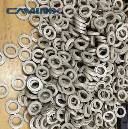 ASTM A105 A182 F304 Soft Ball Valve Seat Rings with PTFE Devlon Peek Insert