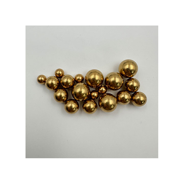 Copper Ball Solid Brass Ball Copper Ball Can Be Punched Precision Conductive Valve 2mm 3mm 4mm 5mm H62 Copper Ball