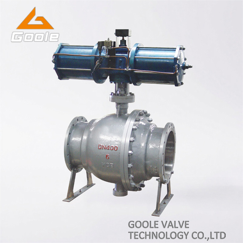 Pneumatic Forged Steel Trunnion Mounted Ball Valve