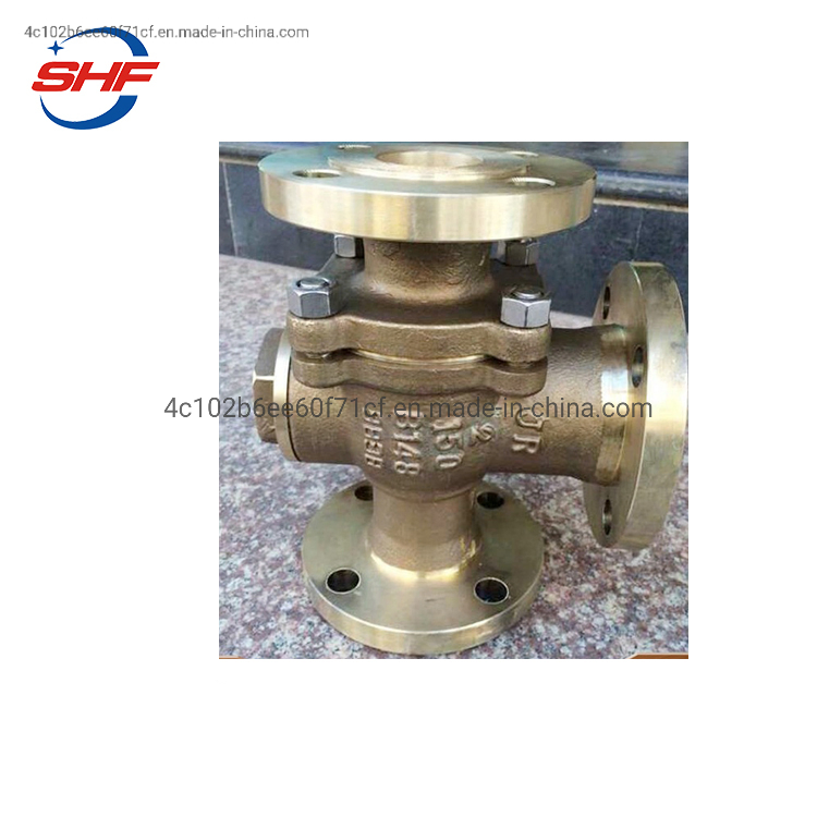 Chinese Manufacture API 6D 3 Way Bronze Ball Balve for Sea Water