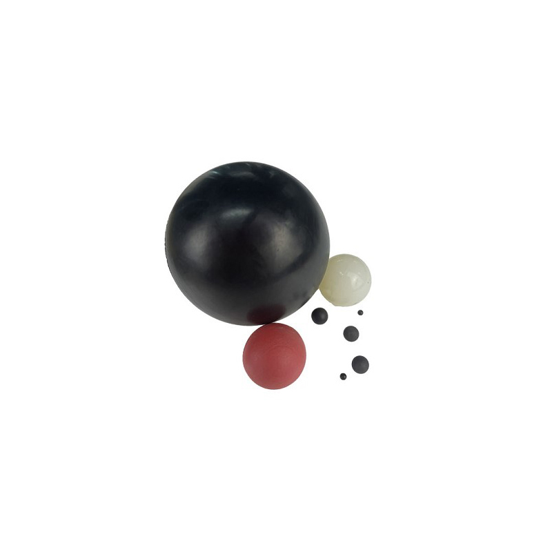 Heavy-Duty Solid Rubber Ball - High Density for Industrial Valves, Bearings &amp; Machinery Components