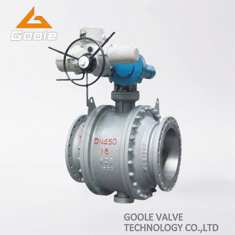 3 Pieces Electric Forged Steel Trunnion Mounted Ball Valve