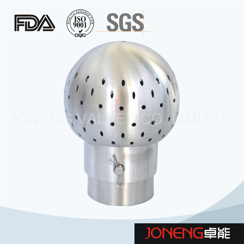 High Pressure Joneng Stainless Steel Food Compact Processing Welded Fixed Cleaning 3 Way Ball Valve Price Wenzhou Vavula (JN-CB2002) Made in China