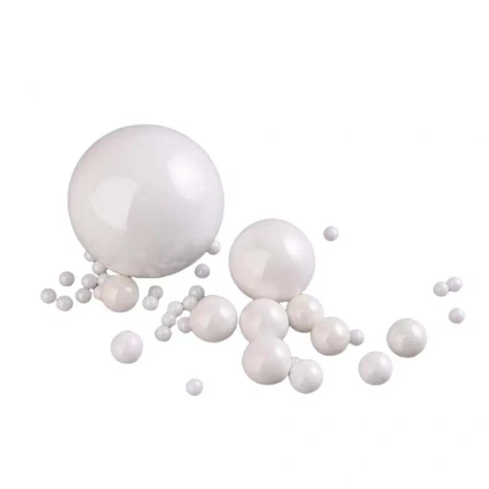 5.1mm-63.5mm G5-G40 Ceramic Balls Zirconia Ball Zro2 for Valve Ball, Track Ball, Fine Grinding Ball