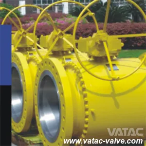 Pneumatic Flanged Trunnion Mounted Ball Valve 1