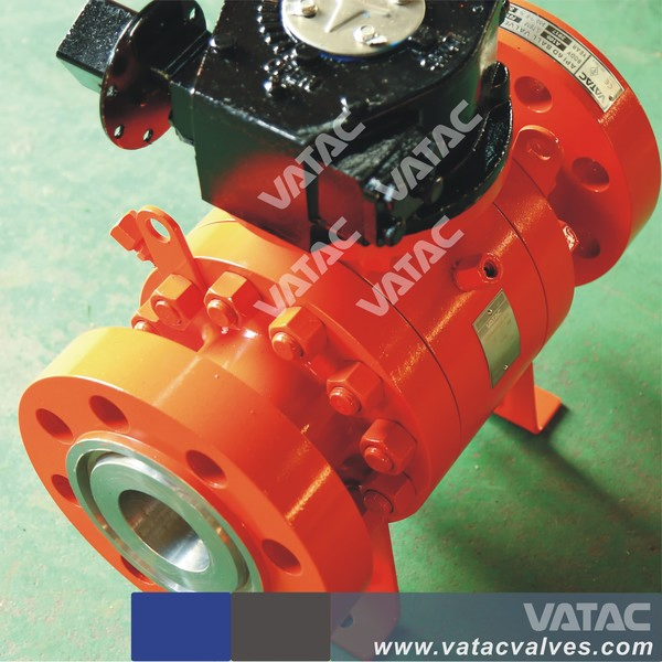 RF Forged Steel Electric Trunnion Mounted Ball Valve