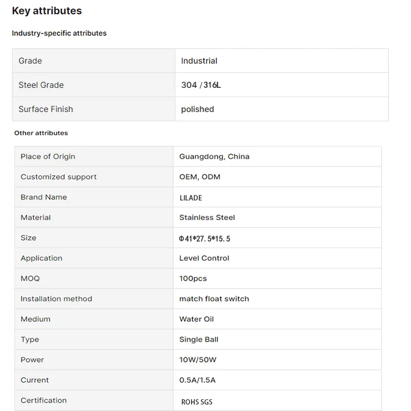 Stainless Steel Float Ball