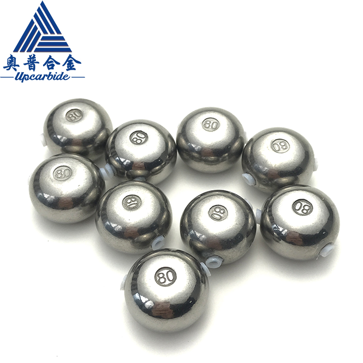 80g Enough Weight Fishing Beads Cemented Tungsten Carbide Ball for Fishing