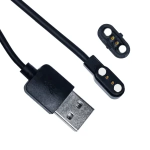 OEM 2 pin Pogo Pin Black Magnetic Data USB Charger Cable Manufacturer, Manufacturers