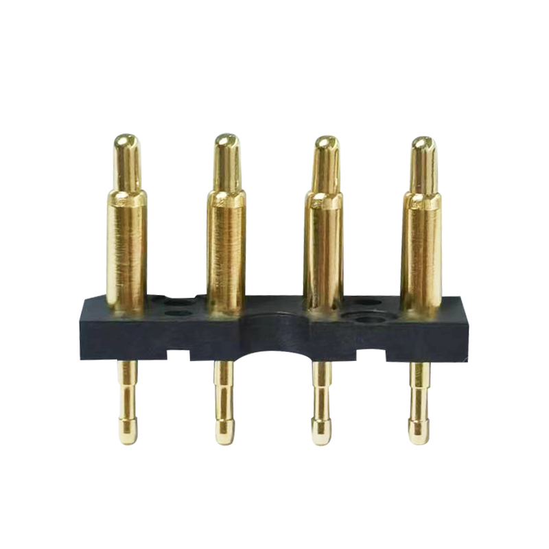 OEM 4 Pin Plug-in Type Single Row Pogo Pin Connector Manufacturer, Manufacturers