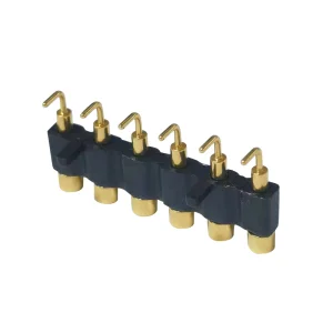 ODM 6 pin Pogo Pin Connector Bending Type PCB Socket Manufacturers, Factory