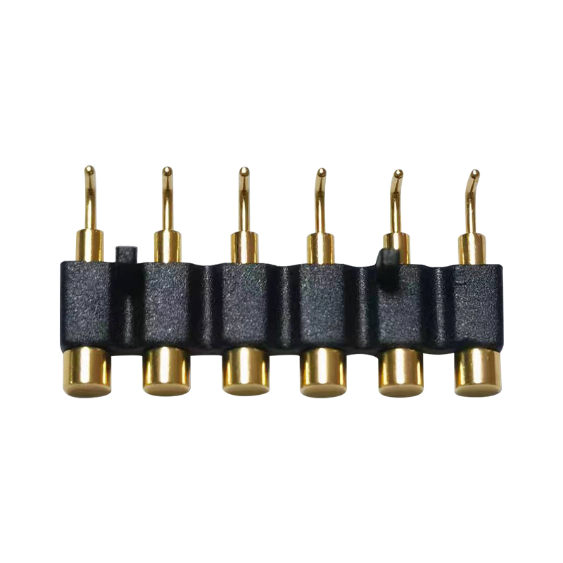 ODM 6 pin Pogo Pin Connector Bending Type PCB Socket Manufacturers, Factory