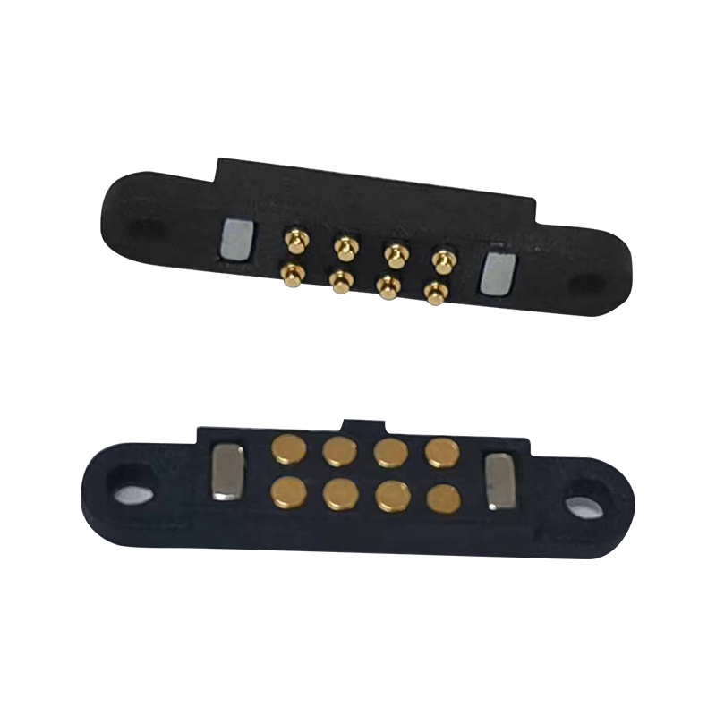 Custom 8 Pin Magnetic Pogo pin USB C Connector Manufacturer, Supplier