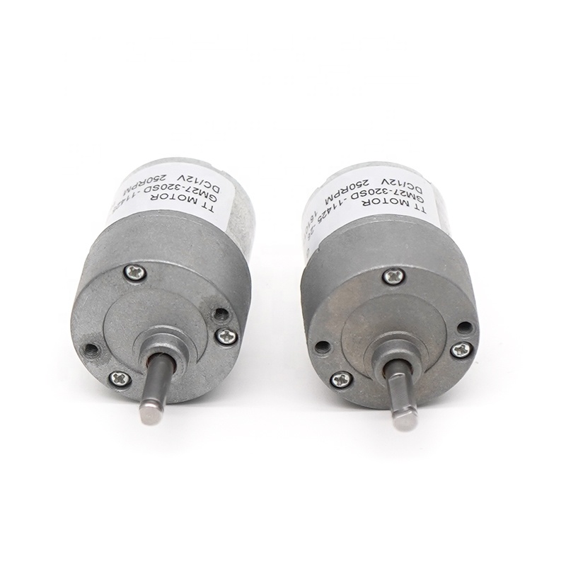 High Torque Low Speed Micro Small Mini Brushed GM27 250RPM 27mm 12V Electric Spur DC Gear Motor