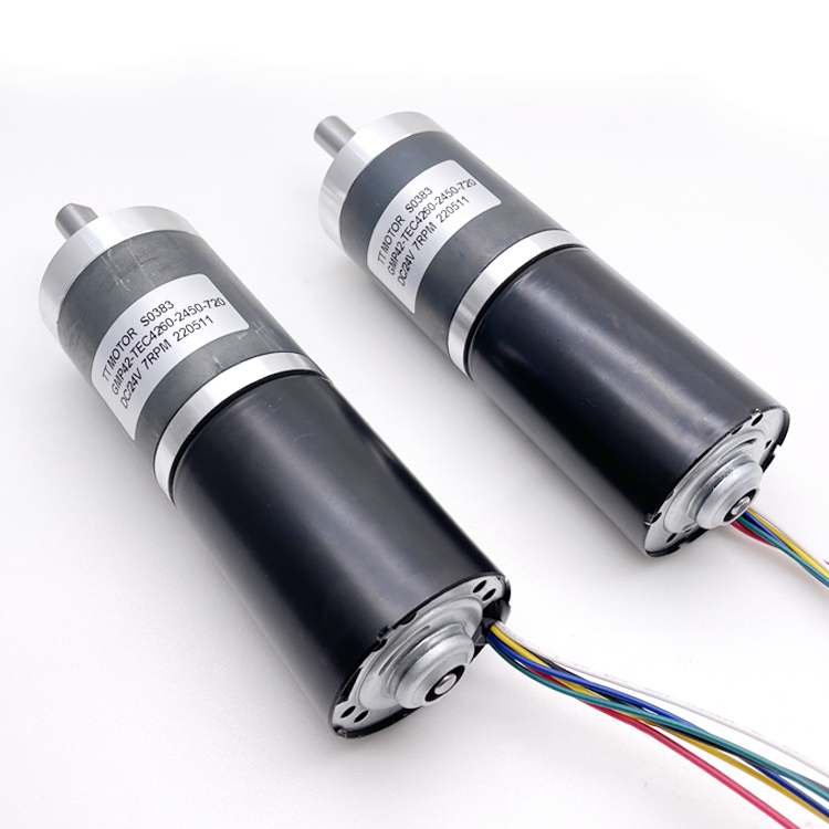 High Quality 45w 24 Volt 42mm Electric 4260 DC Brushless Planetary Gear Reduction Motor With Driver