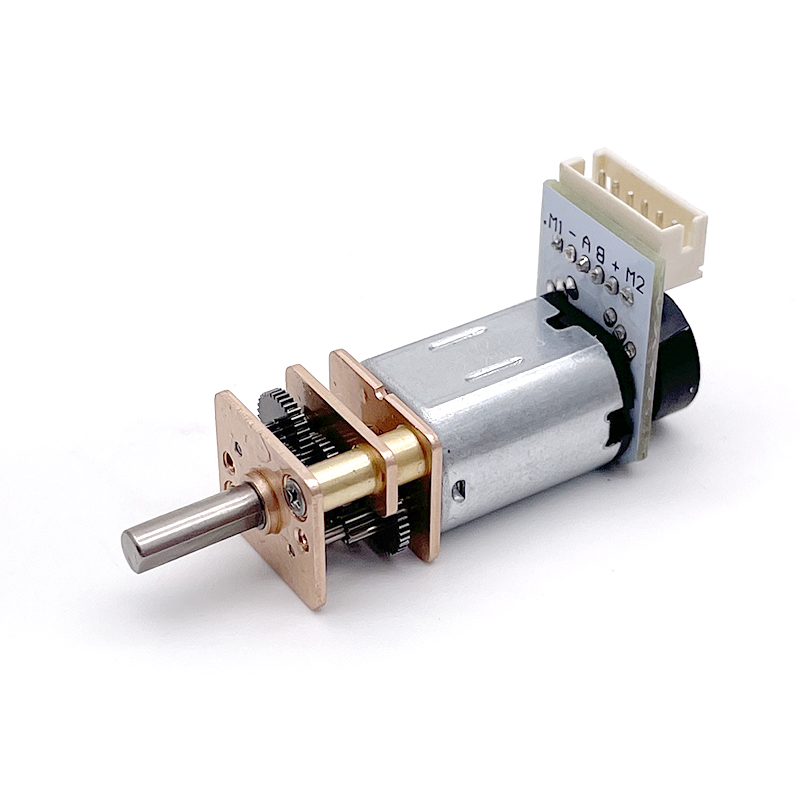 TT Motor GM12-N20VA-EN DC 6V Metal Brush Gear Motor with Hall Encoder 12V Electric Permanent Magnet Geared Motor