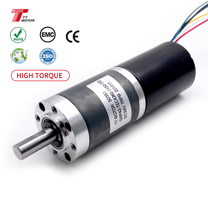 TT Motor 36mm 42mm Customizable Brushless Dc Motor 12v 24v 100w 500w Bldc Motor With Gear Box