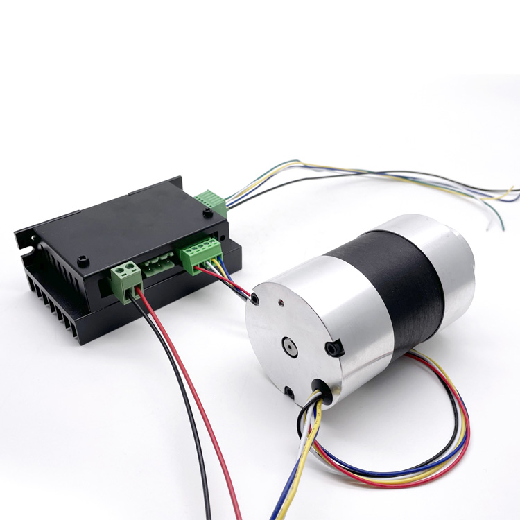 CE ISO9001 56mm 24v  36v High Torque 50w Brushless Dc Motor 12 Volt for Winch