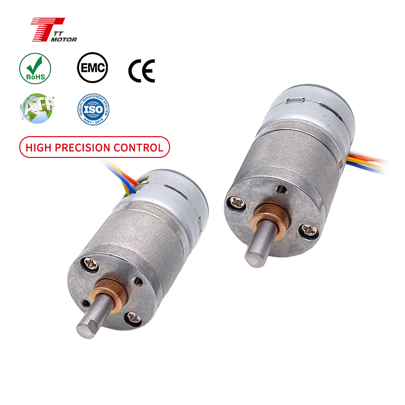 China Supplier 12V 20mm DC Stepper Gear Motors Permanent Magnet Type