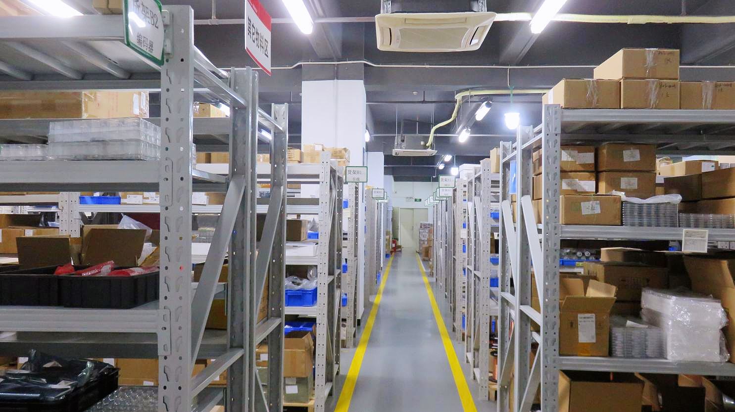 RSI Motors full production floor overview showing automated manufacturing lines for micro motors
