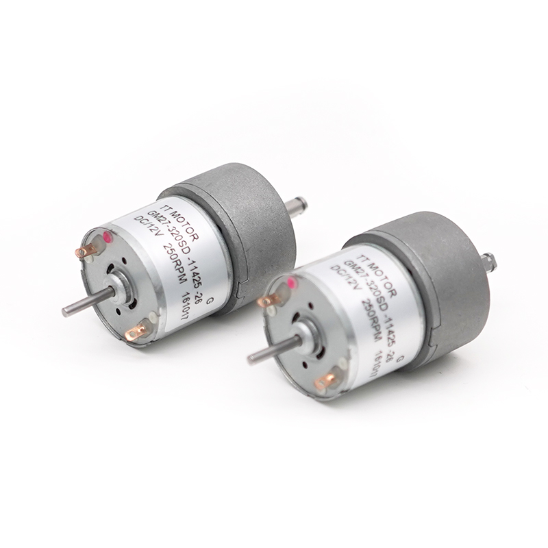 High Torque Low Speed Micro Small Mini Brushed GM27 250RPM 27mm 12V Electric Spur DC Gear Motor