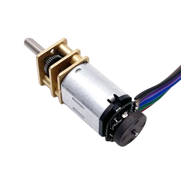 12mm 1000rpm 5 Volts Electric Dc Mini Gear N20 Permanent Magnet Motor With Magnetic Encoder