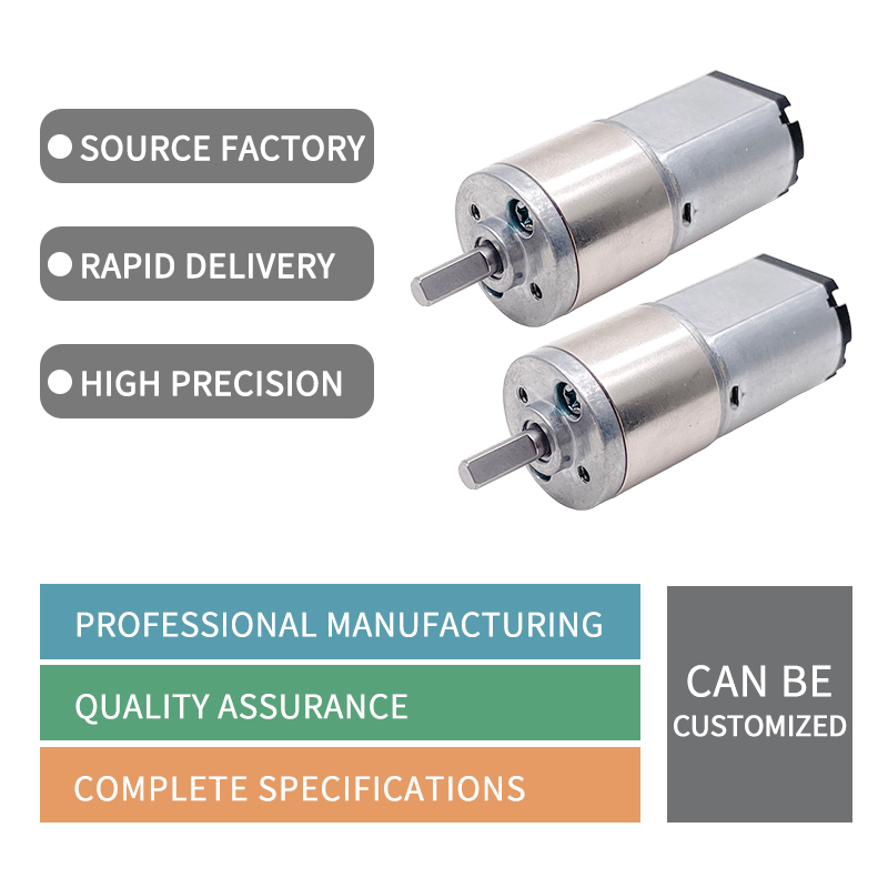 Customized DC Motor 12V DC Gearbox Motor High Torque Reduction Electric Motor