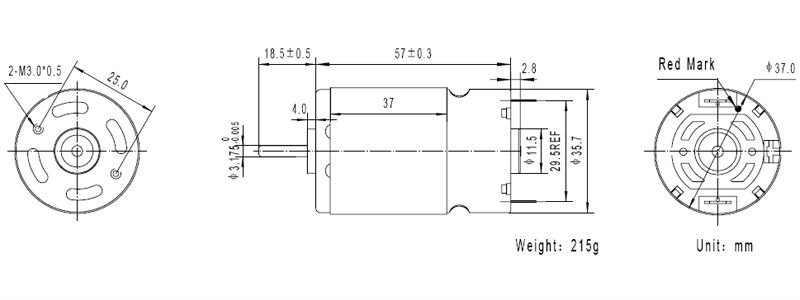 TRS-550PM or 24v Dc Motor