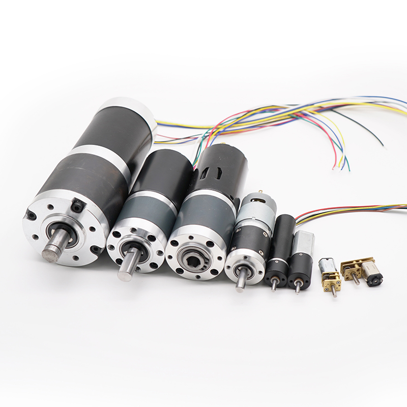 China Supplier 12v 24v Micro Brush 36mm 555 Dc Planetary Gear Motor With 500ppr Encoder