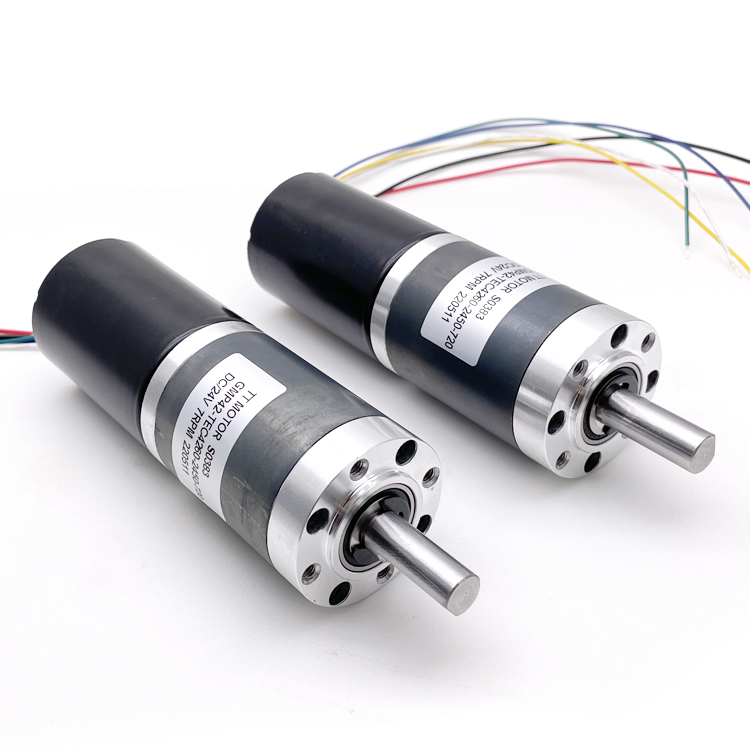 High Quality 45w 24 Volt 42mm Electric 4260 DC Brushless Planetary Gear Reduction Motor With Driver
